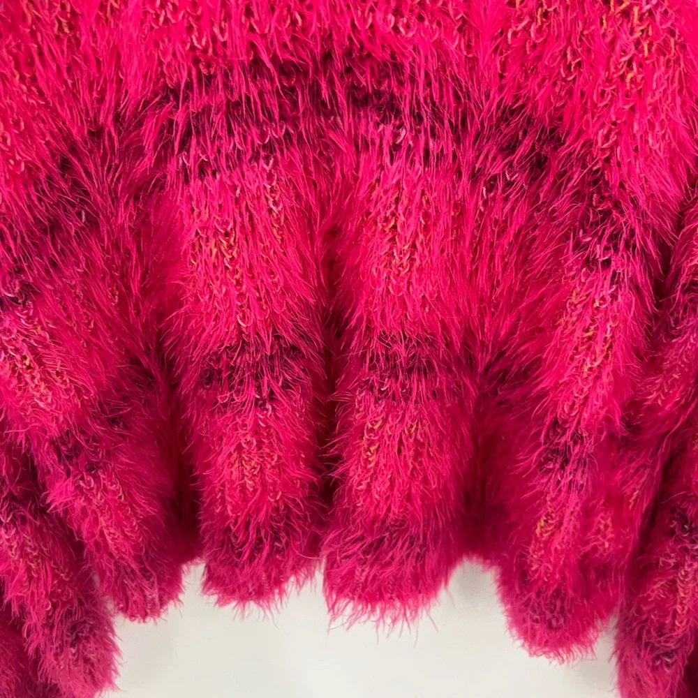 Free People Gelato Pink eyelash sweater